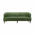 Moes Magdelan Tufted Emerald Leather Sofa, Dark Green PK-1077-27